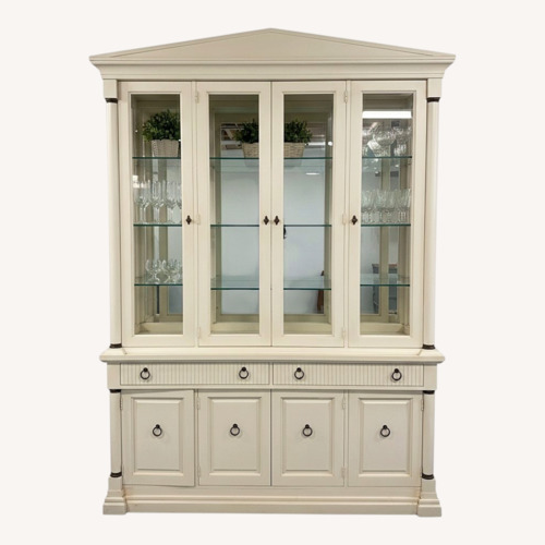 Used White Wall Unit Chia Cabinet for sale on AptDeco