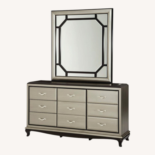 Used Michael Amini Furniture Designs Silver Dresser for sale on AptDeco