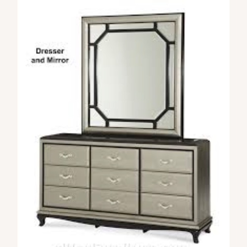 Used Michael Amini Furniture Designs Silver Dresser for sale on AptDeco