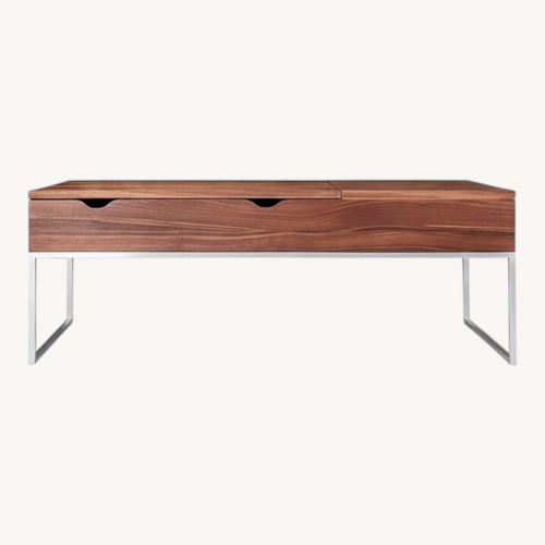 Used Modani Lubeck Light Brown Wood Coffee Table for sale on AptDeco