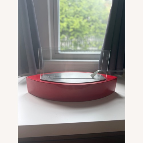Used Red Tabletop Fireplace for sale on AptDeco
