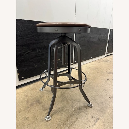 Used Restoration Hardware Dark Brown Stool for sale on AptDeco