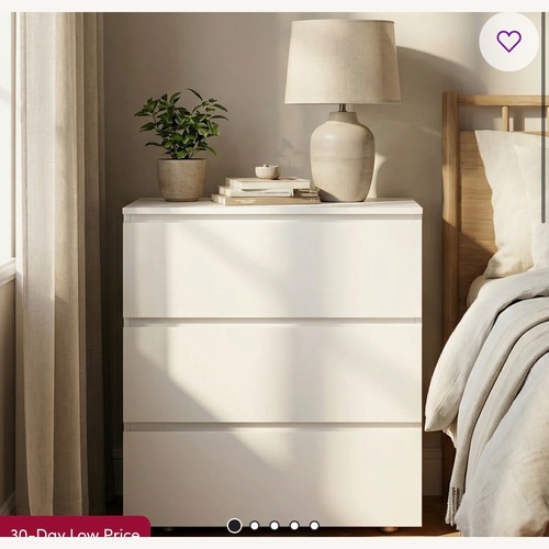 Used White Drawer Chest for sale on AptDeco