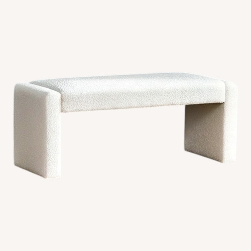 Used Boucle Bench for sale on AptDeco