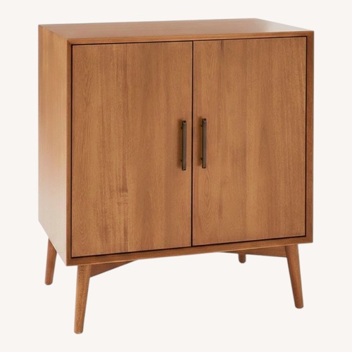 Used West Elm Dark Brown Wood Sideboard for sale on AptDeco