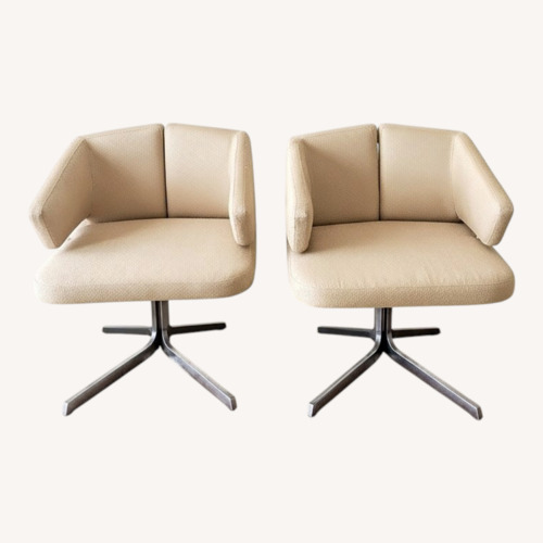 Used Gold Fabric Dining Chairs for sale on AptDeco