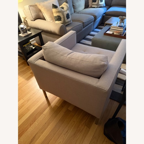 Used Room & Board Grey Chair for sale on AptDeco