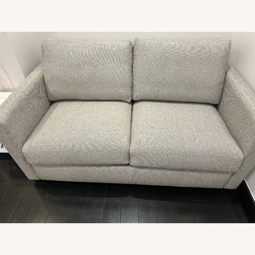 Used Room & Board Berin Gray Fabric Full Sleeper Sofa  for sale on AptDeco