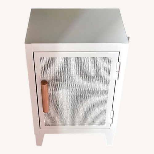 Used ZZ Driggs Authentic Tolix Slim Cabinet Ivory for sale on AptDeco
