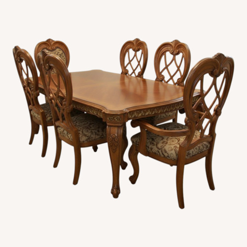 Used Roma Furniture Natural Wood Dining Sets for sale on AptDeco