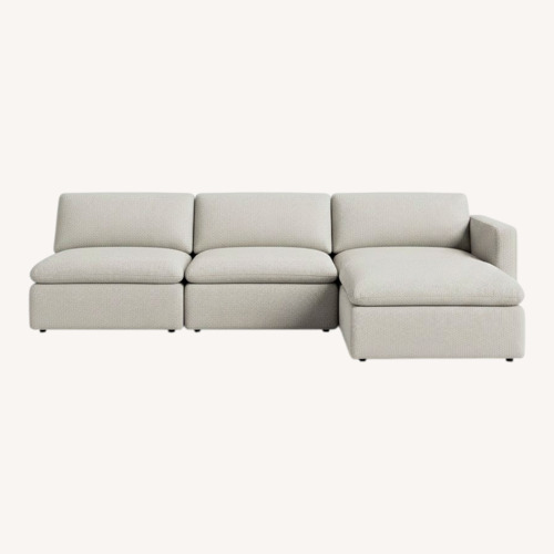 Used Restoration Hardware Luxe Light Grey Cloud Couch for sale on AptDeco