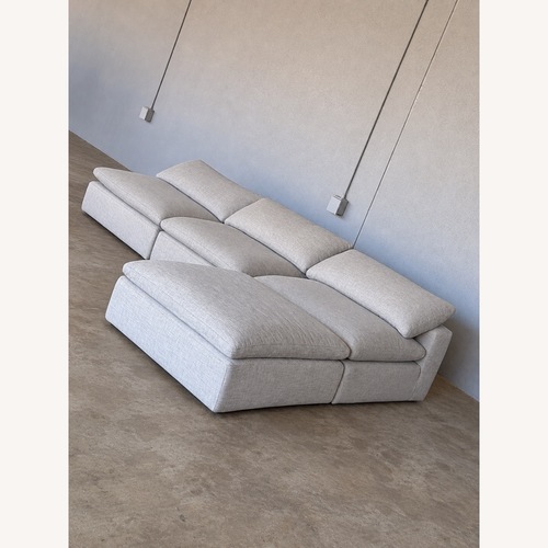 Used Restoration Hardware Luxe Light Grey Cloud Couch for sale on AptDeco