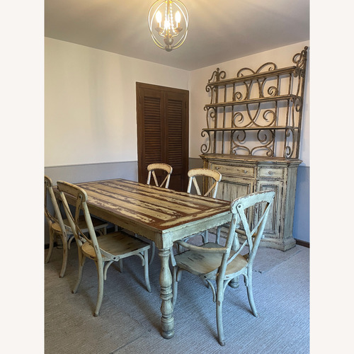 Used Hooker Furniture Dining Table With Six Chairs for sale on AptDeco