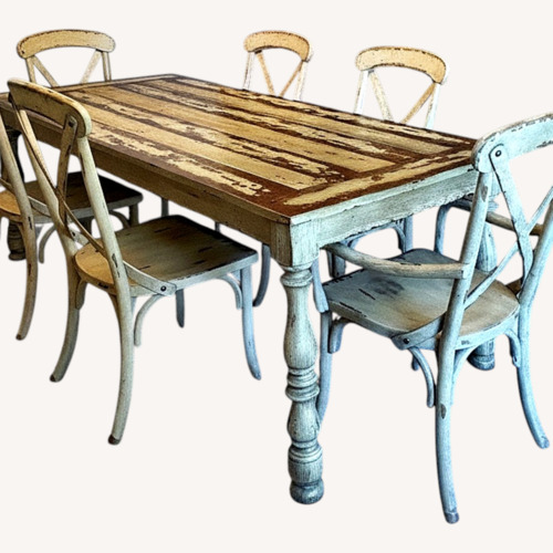 Used Hooker Furniture Dining Table With Six Chairs for sale on AptDeco