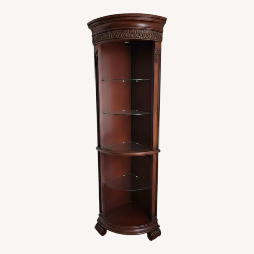 Used Raymour & Flanigan Wooden Entertainment Center  for sale on AptDeco