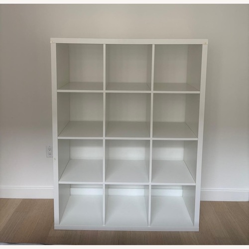 Used IKEA KALLAX White Bookcase for sale on AptDeco