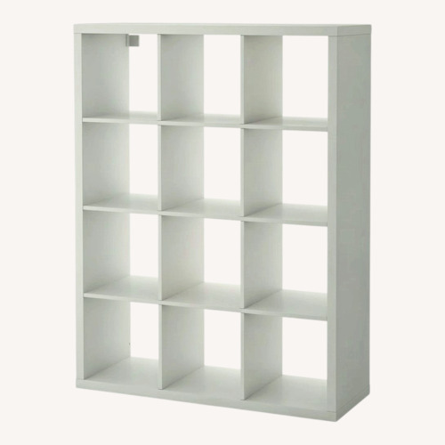 Used IKEA KALLAX White Bookcase for sale on AptDeco
