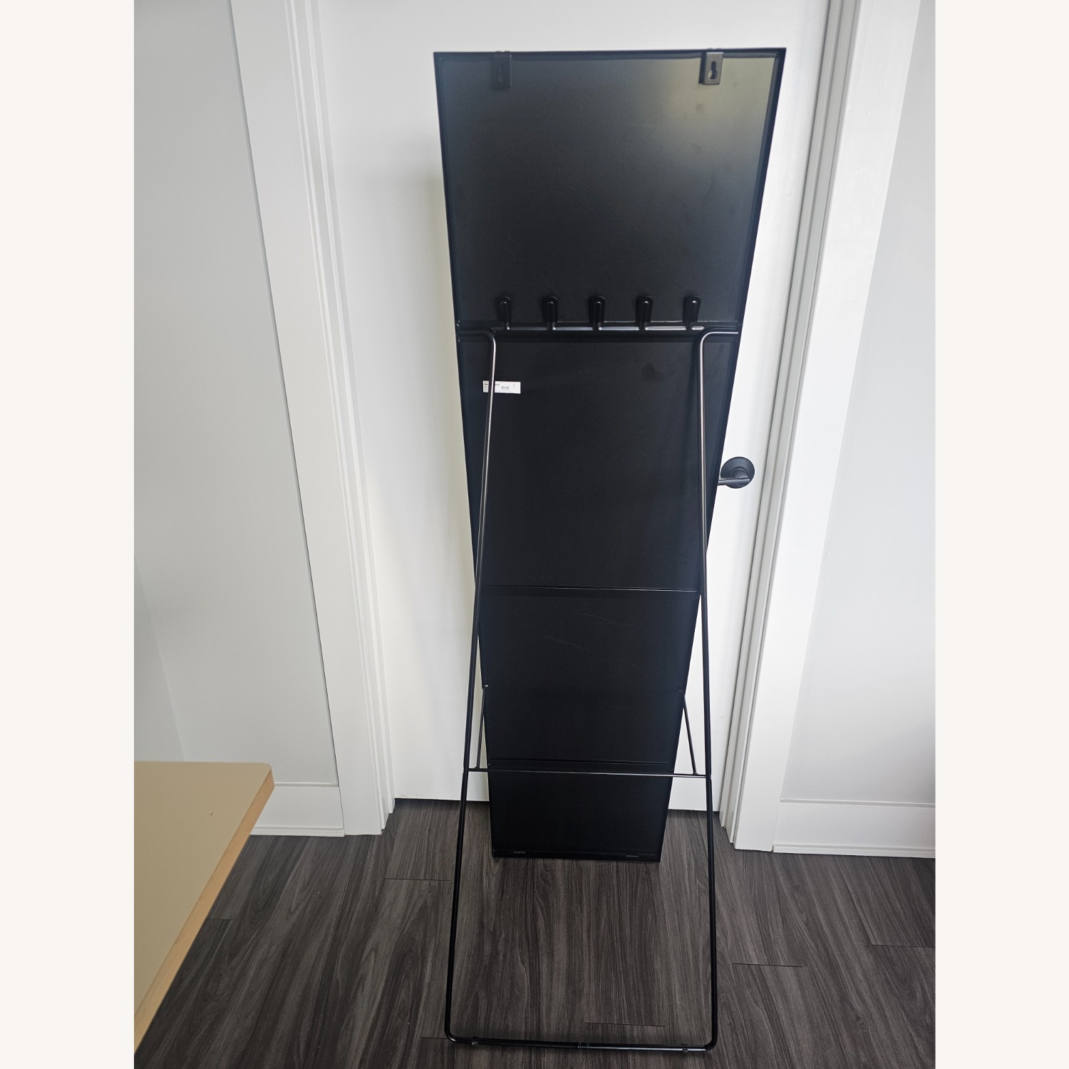 IKEA KARMSUND Black Glass Floor Mirror - image-4