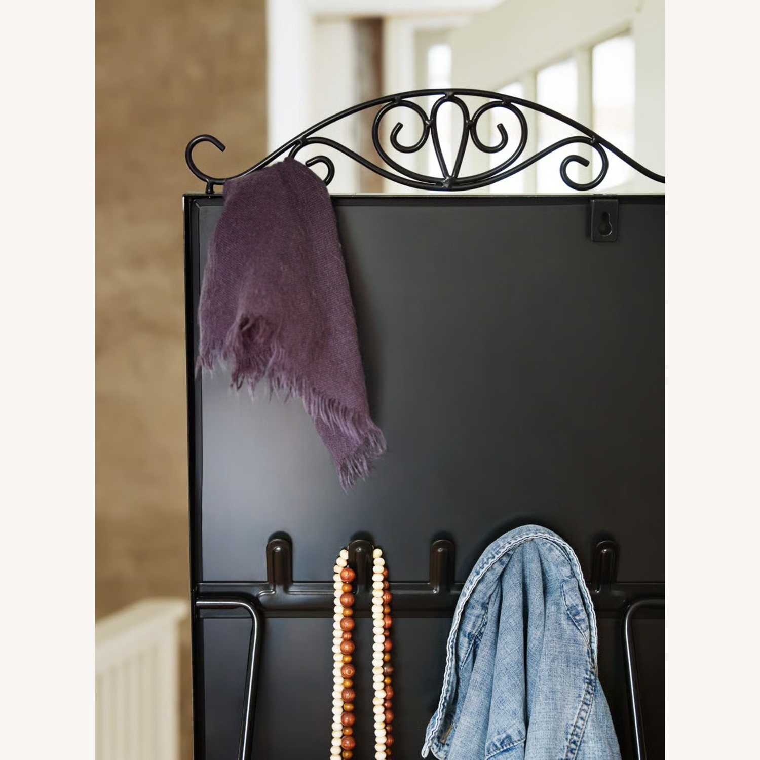 IKEA KARMSUND Black Glass Floor Mirror - image-6