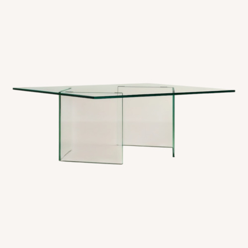 Used Safavieh Meri Glass Coffee Table for sale on AptDeco