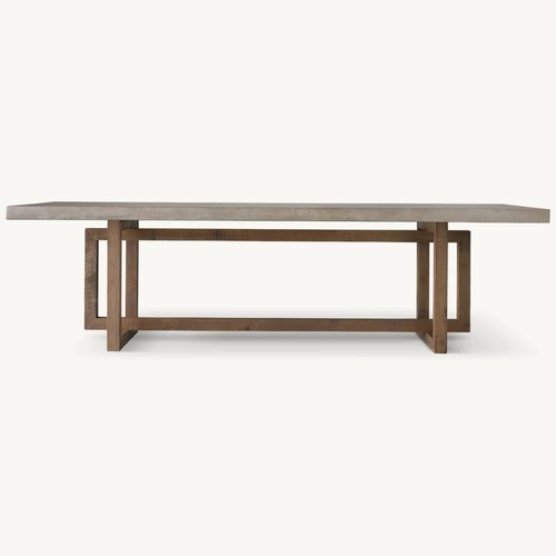 Used Restoration Hardware 96" Heston Concrete Table for sale on AptDeco