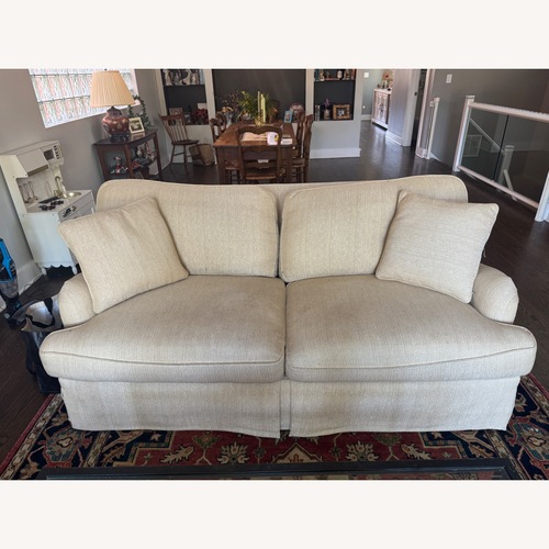 Used The Kellogg collection beige sofa for sale on AptDeco