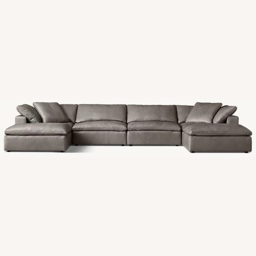 Used Restoration Hardware Dark Gray 3+ Piece Sectional for sale on AptDeco