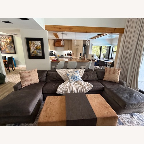 Used Restoration Hardware Dark Gray 3+ Piece Sectional for sale on AptDeco