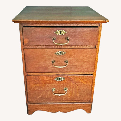 Used Vintage 3-draw Night Table for sale on AptDeco