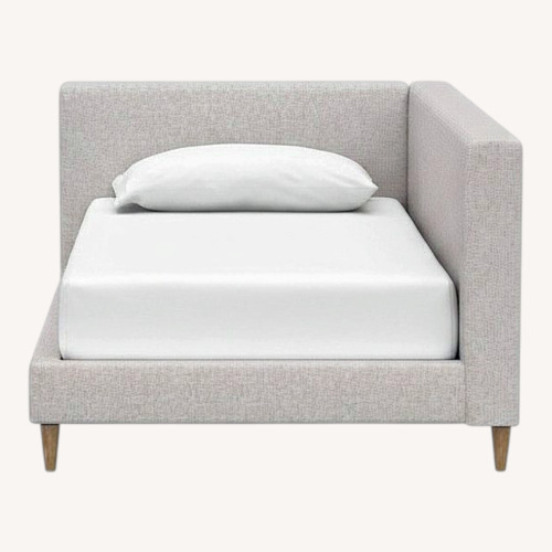 Used Pottery Barn Kids Timo Light Gray Fabric Daybed for sale on AptDeco