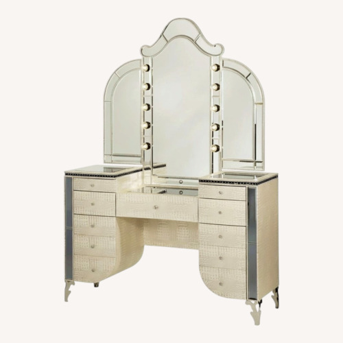 Used Michael Amini Hollywood Swank Vanity for sale on AptDeco
