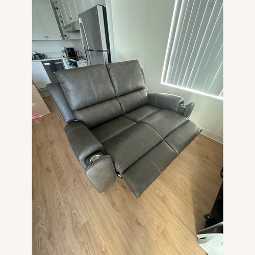 Used Okin Power Reclining Sofa Couch for sale on AptDeco