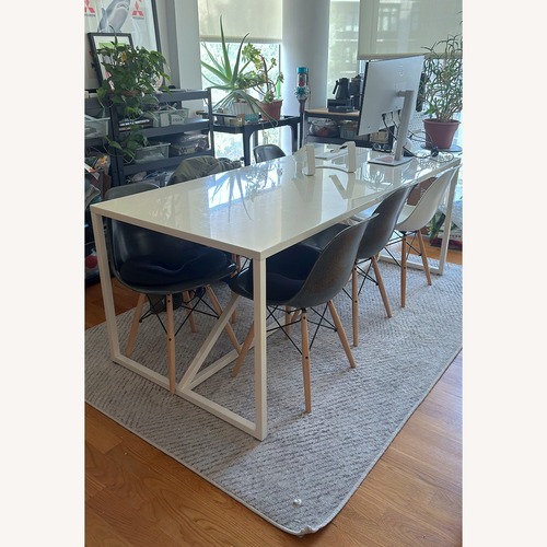 Used Blu Dot Strut White Dining Table for sale on AptDeco