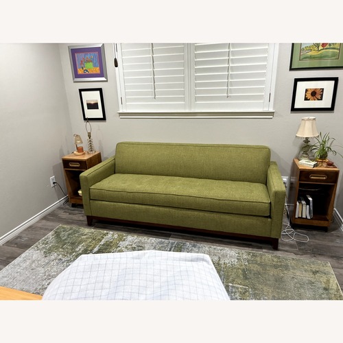 Used Apt2b Monroe Green Fabric Sleeper Sofa for sale on AptDeco