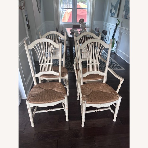 Used Habersham Furniture Natural Wood Dining Chairs for sale on AptDeco