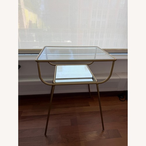 Used West Elm Curved Terrace Nightstand, Set of 2 for sale on AptDeco
