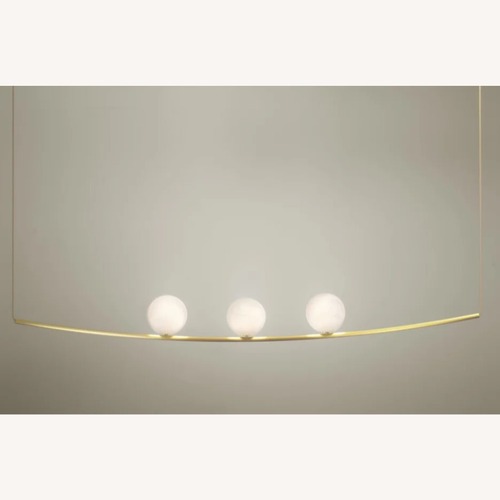 Used Larose Guyon Aged Brass Light Fixture for sale on AptDeco