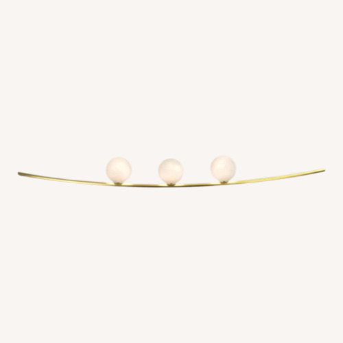 Used Larose Guyon Aged Brass Light Fixture for sale on AptDeco