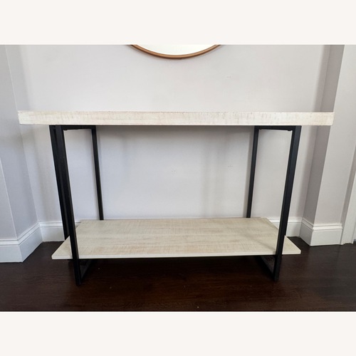 Used Macy's Natural Side Table for sale on AptDeco