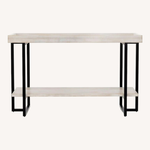 Used Macy's Natural Side Table for sale on AptDeco
