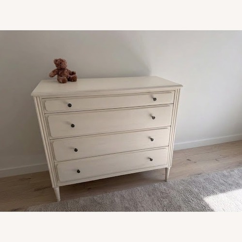Used Restoration Hardware Marcelle White Wood Dresser for sale on AptDeco