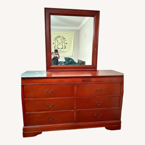Used Dark Brown Wood Dresser for sale on AptDeco