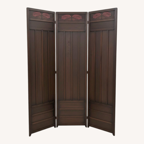 Used Vintage/Antique Finds Dark Brown Room Divider for sale on AptDeco