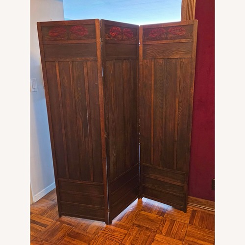 Used Vintage/Antique Finds Dark Brown Room Divider for sale on AptDeco