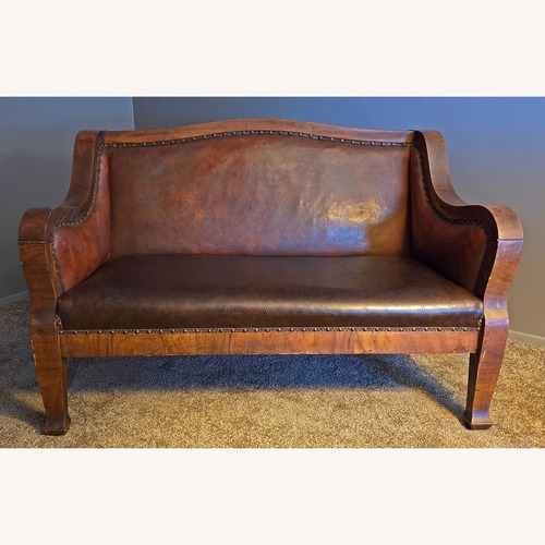 Used Leather Loveseat for sale on AptDeco