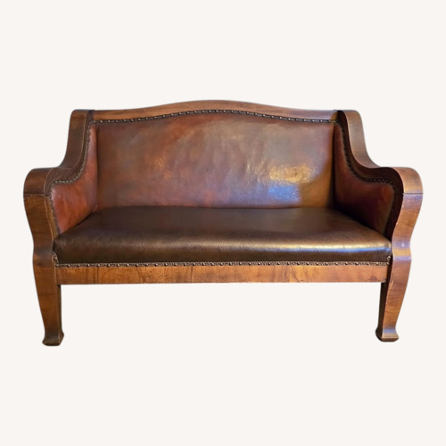 Used Leather Loveseat for sale on AptDeco