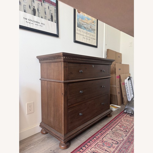 Used Restoration Hardware St. James Brown Wood Dresser for sale on AptDeco