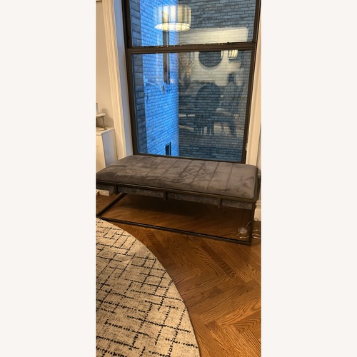 Used Light Gray Bench for sale on AptDeco