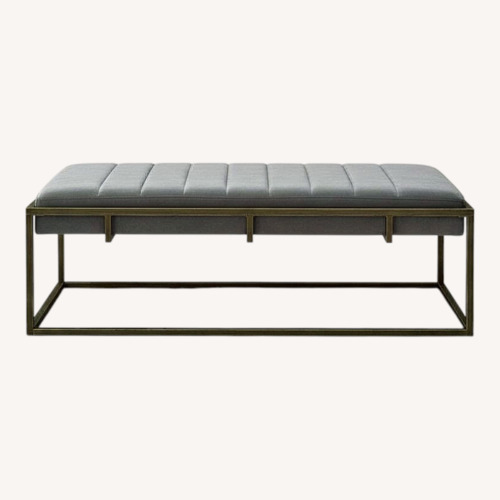 Used Light Gray Bench for sale on AptDeco