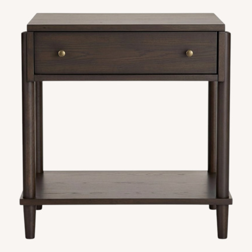 Used Crate & Barrel Barnes Nightstands — Pair, Dark Oak for sale on AptDeco